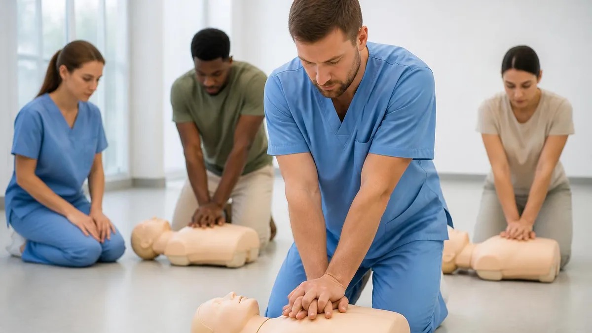 CPR Classes Near Me - CPR Cardiopulmonary Resuscitation Practice certification study resource