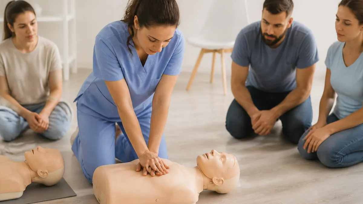 CPR Classes Near Me - CPR Cardiopulmonary Resuscitation Practice certification study resource