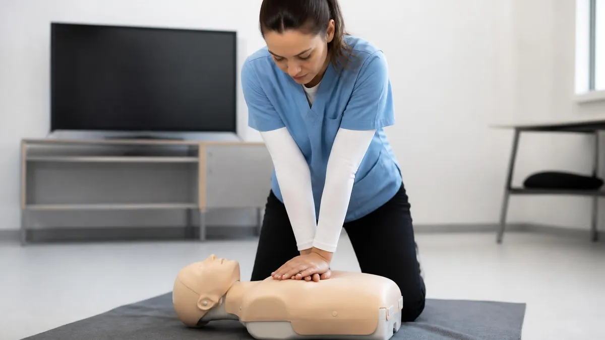 American Heart Association CPR - CPR Cardiopulmonary Resuscitation Practice certification study resource
