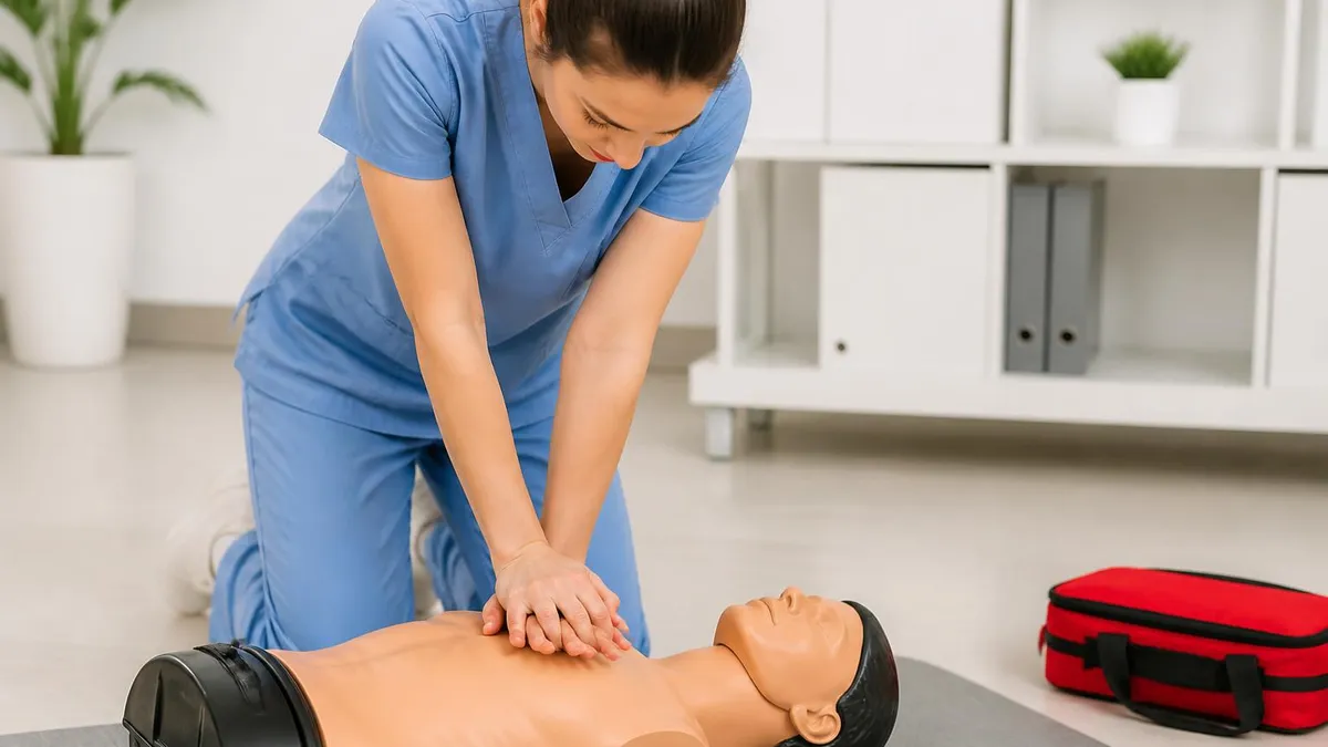 American Heart Association CPR - CPR Cardiopulmonary Resuscitation Practice certification study resource