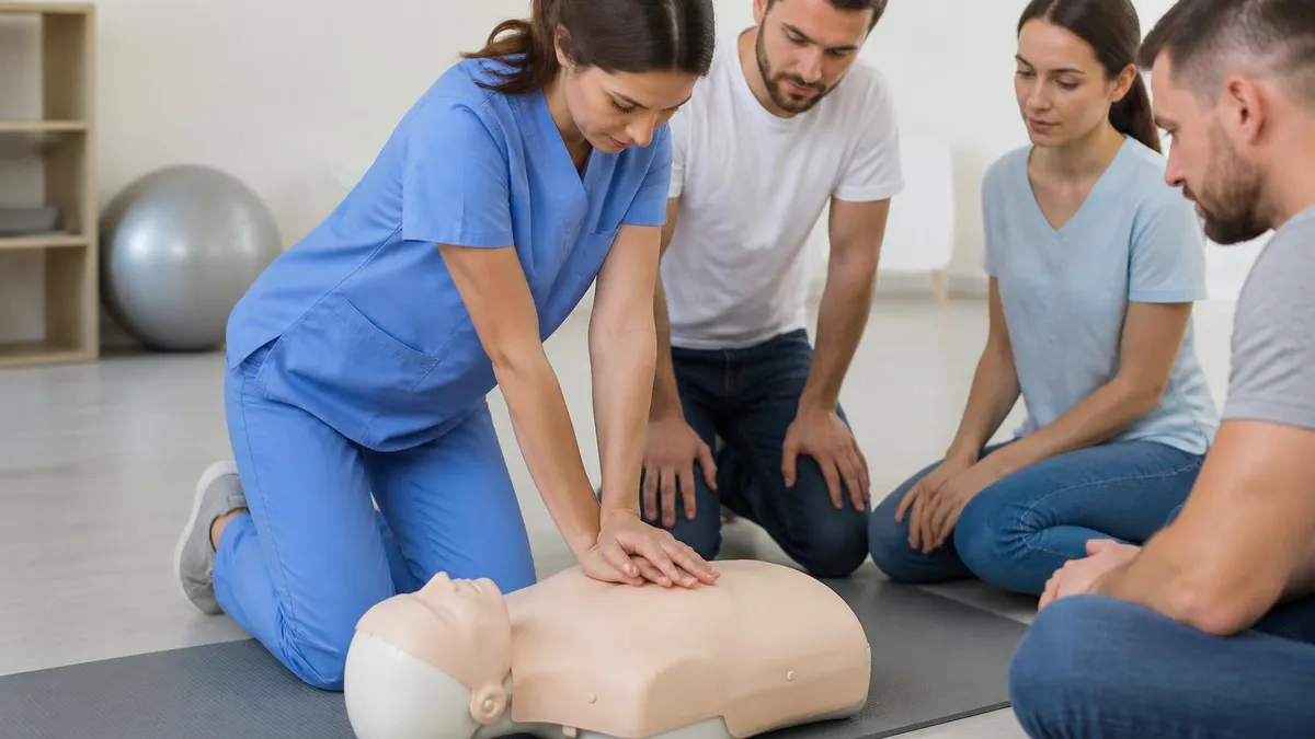 CPR Classes Near Me - CPR Cardiopulmonary Resuscitation Practice certification study resource