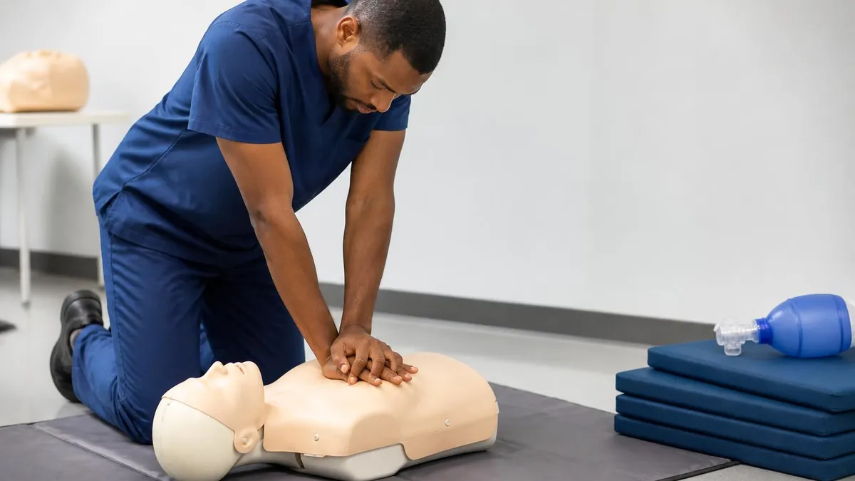 American Heart Association CPR - CPR Cardiopulmonary Resuscitation Practice certification study resource