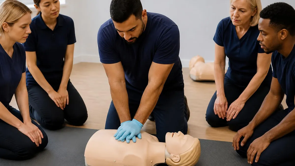 CPR Classes Near Me - CPR Cardiopulmonary Resuscitation Practice certification study resource