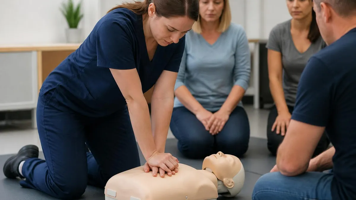 CPR Classes Near Me - CPR Cardiopulmonary Resuscitation Practice certification study resource