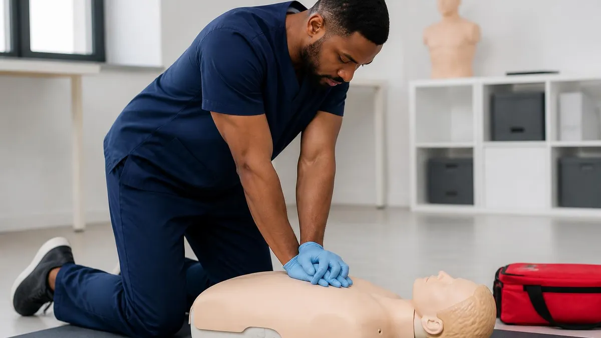 American Heart Association CPR - CPR Cardiopulmonary Resuscitation Practice certification study resource
