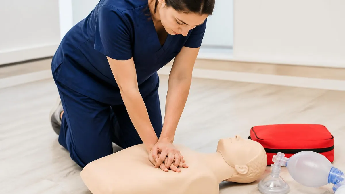 American Heart Association CPR - CPR Cardiopulmonary Resuscitation Practice certification study resource