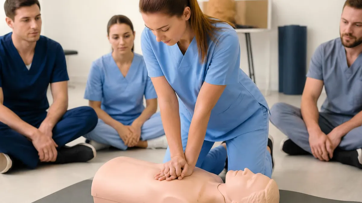CPR Classes Near Me - CPR Cardiopulmonary Resuscitation Practice certification study resource
