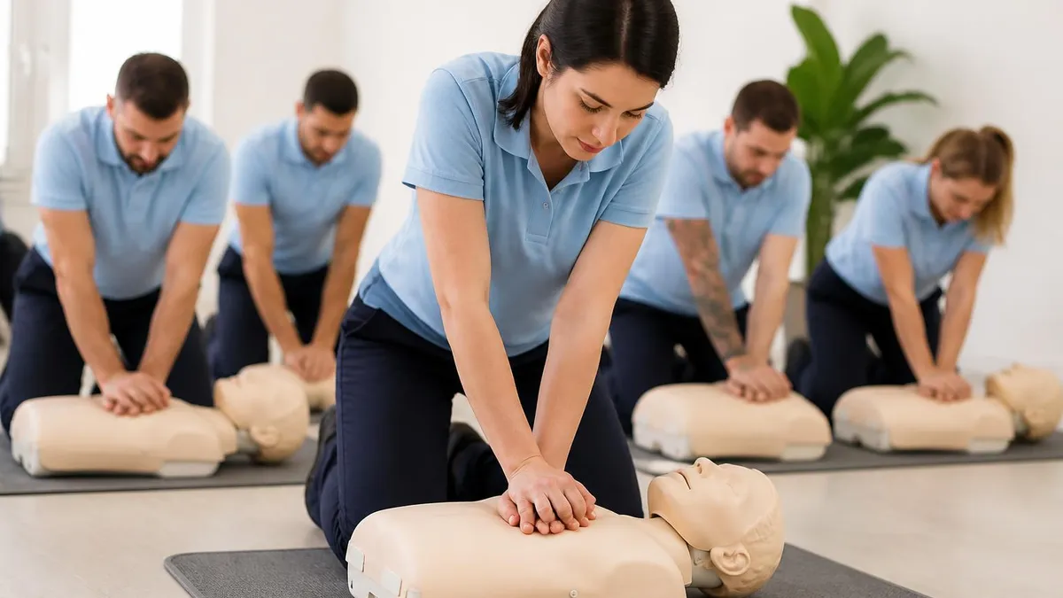 CPR Classes Near Me - CPR Cardiopulmonary Resuscitation Practice certification study resource