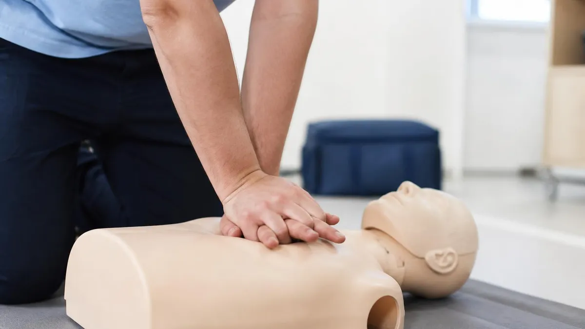 CPR Training - CPR Cardiopulmonary Resuscitation Practice certification study resource