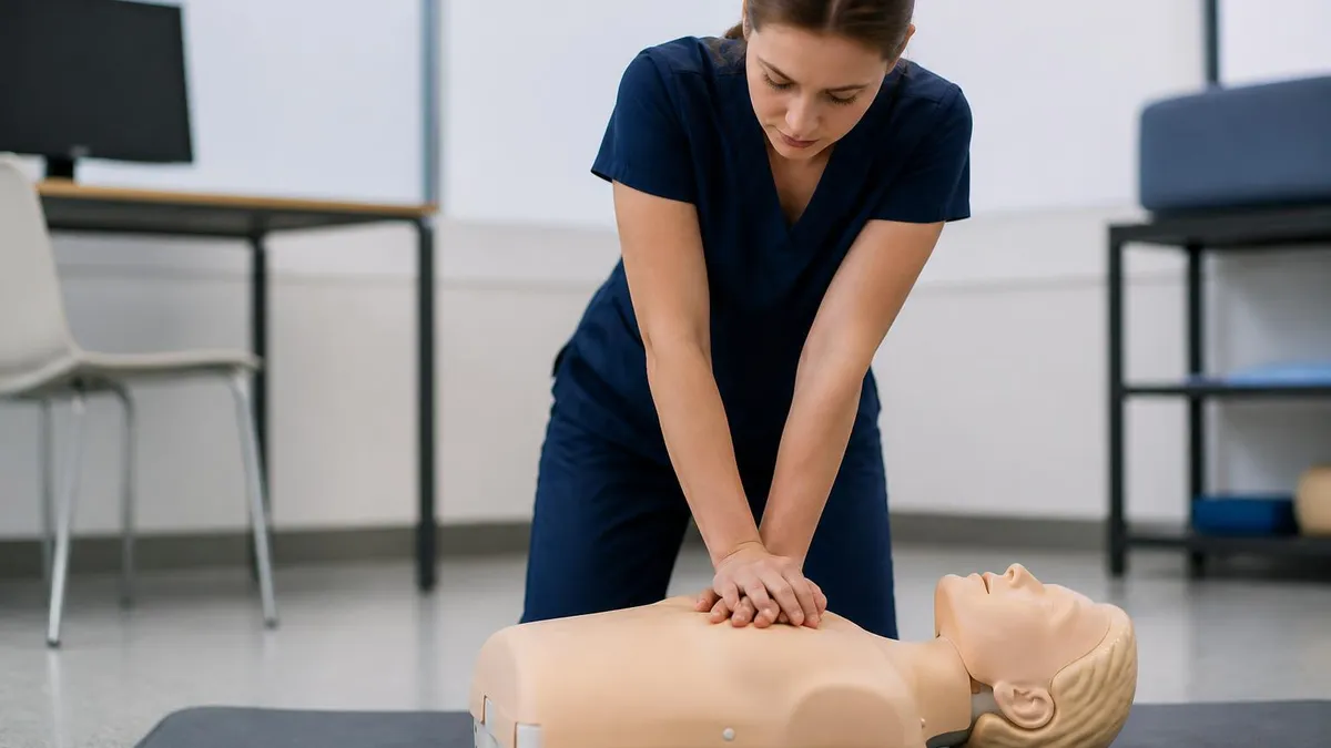 American Heart Association CPR - CPR Cardiopulmonary Resuscitation Practice certification study resource