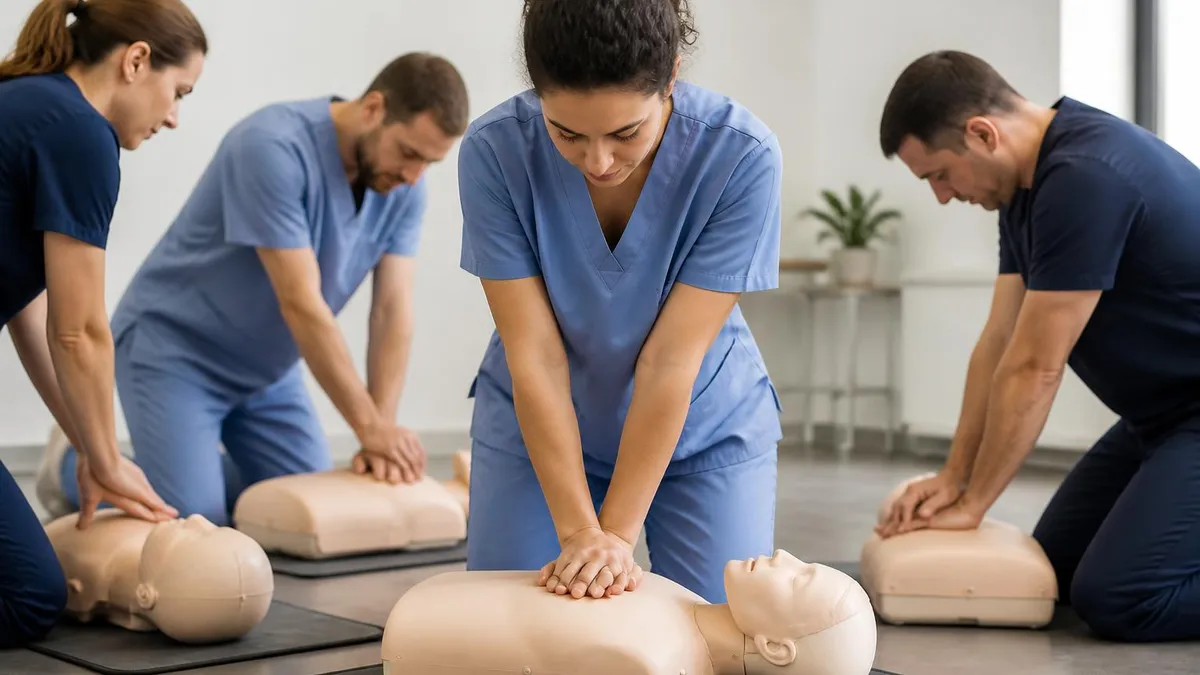 CPR Classes Near Me - CPR Cardiopulmonary Resuscitation Practice certification study resource