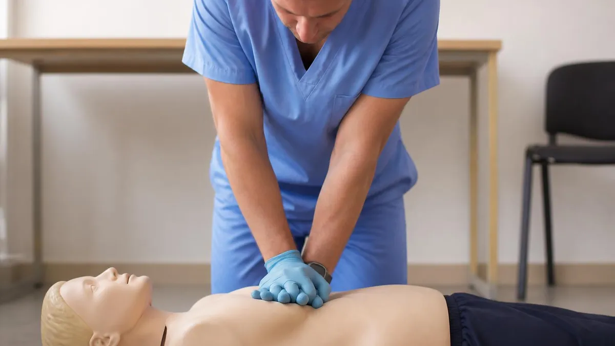 American Heart Association CPR - CPR Cardiopulmonary Resuscitation Practice certification study resource