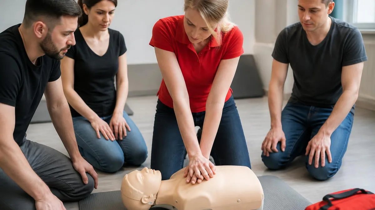 CPR Classes Near Me - CPR Cardiopulmonary Resuscitation Practice certification study resource