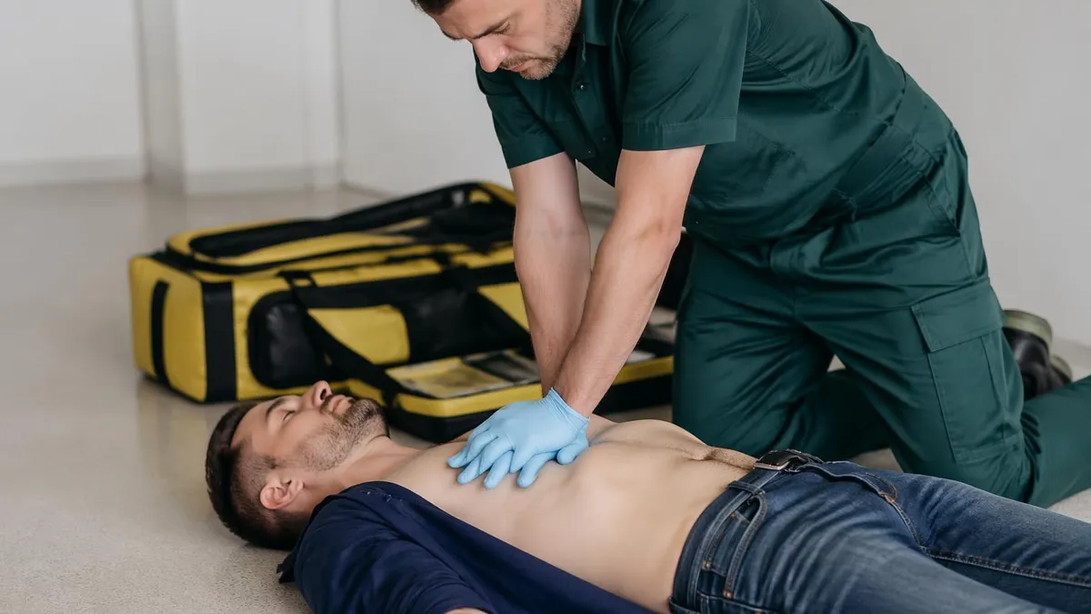 How to Perform CPR on an Adult (step-by-step) - CPR - Certified Paramedic Response certification study resource