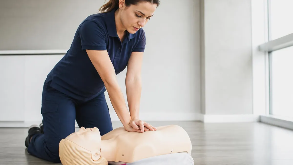 CPR Steps Quick Reference - CPR - Cardiopulmonary Resuscitation certification study resource