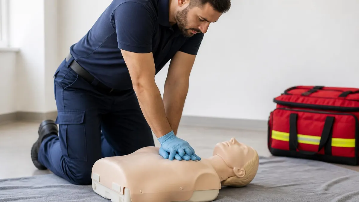Rescuer Action Checklist - CPR - Cardiopulmonary Resuscitation certification study resource