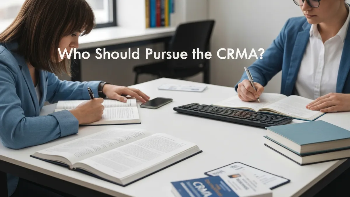 Who Should Pursue the Crma? - CRMA - Certification in Risk Management Assurance certification study resource