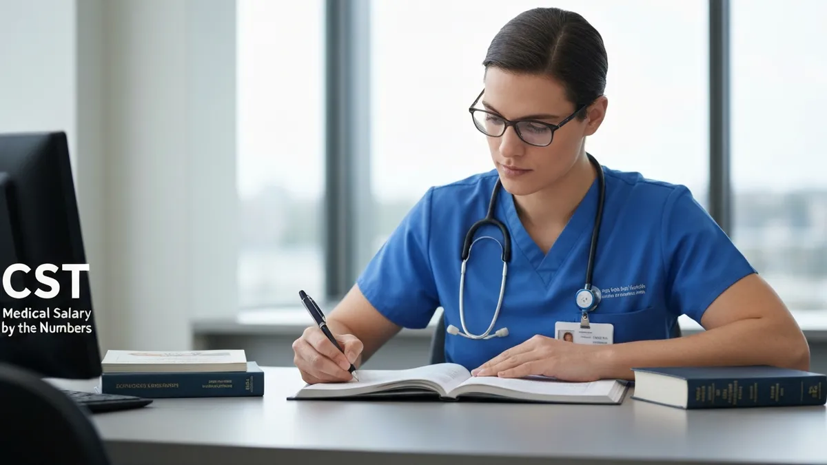 Cst Medical Salary by the Numbers - CST - Certified Surgical Technician certification study resource