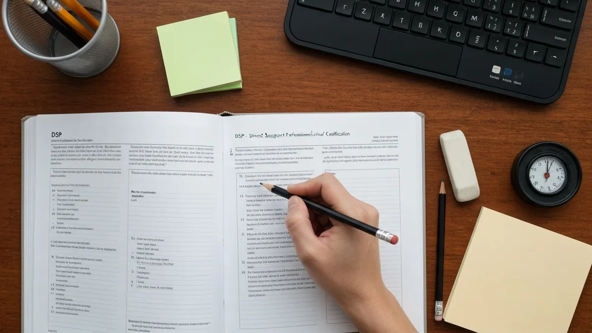 Dsp Challenge Test - DSP - Direct Support Professional Certification certification study resource
