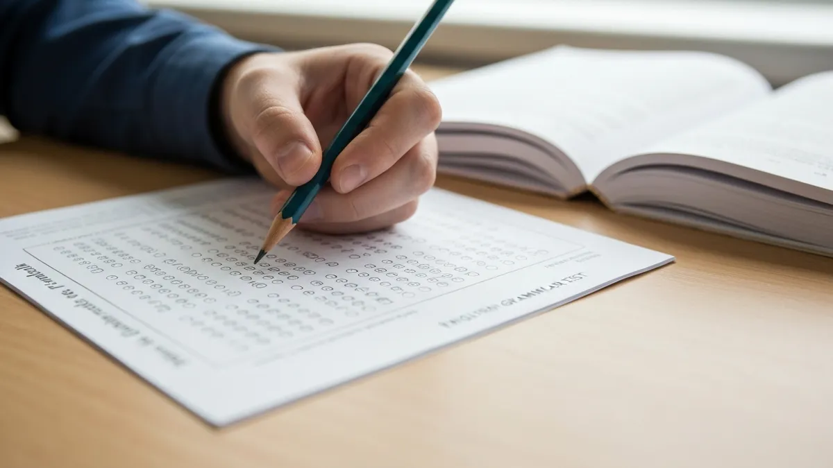 English Grammar Sentences - English Grammar Test certification study resource
