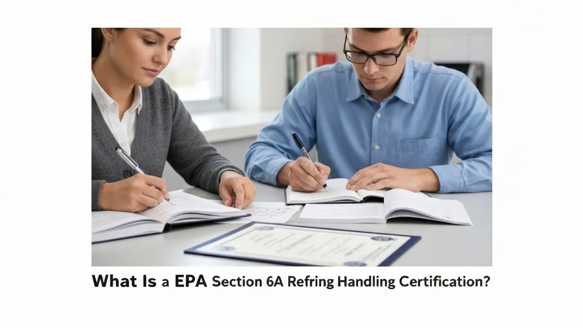 What is Epa Section 608 Certification? - EPA 608 609 - EPA Refrigerant Handling Certification certification study resource