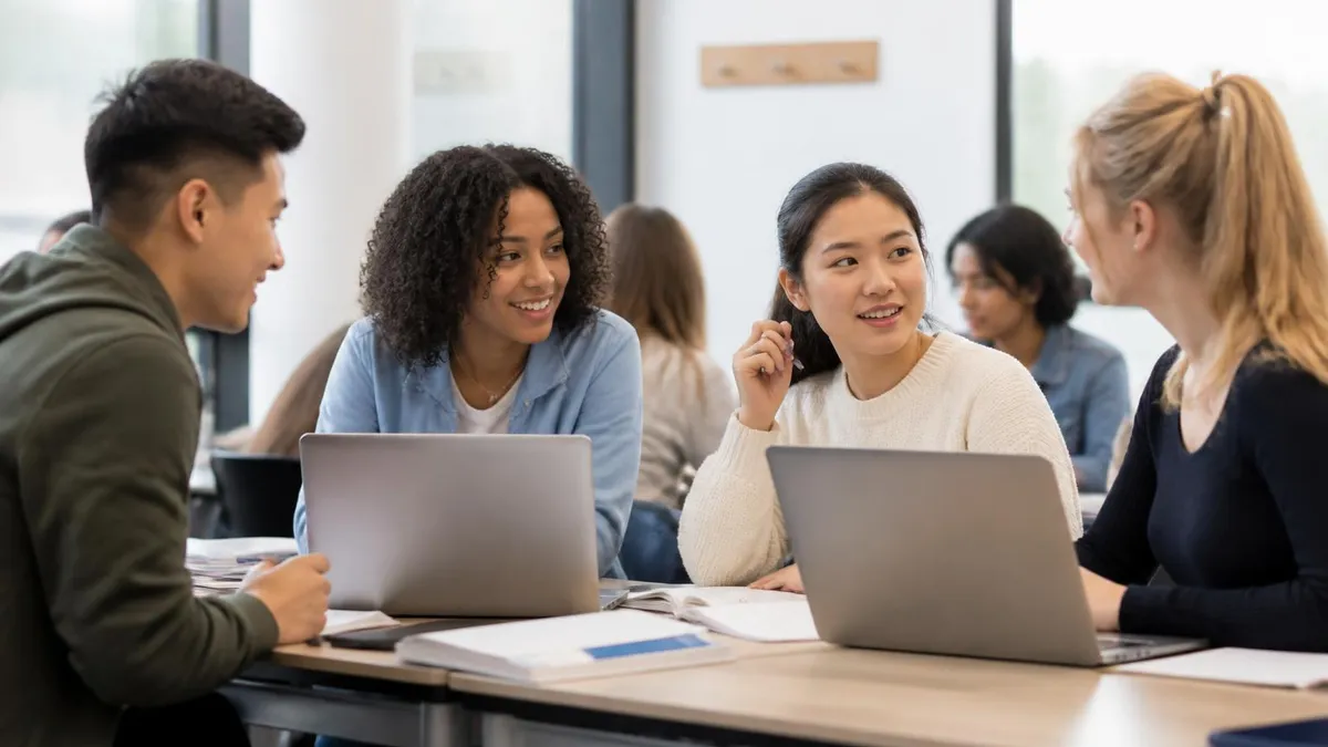 TOEFL en Español - Test of English as a Foreign Language examenes de practica y simulacros del toefl study guide illustration