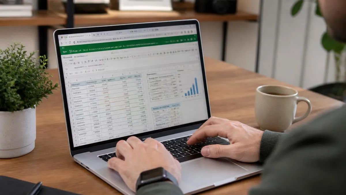 Excel Spreadsheet - Microsoft Excel certification study resource