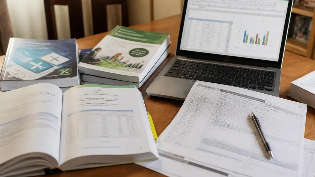 Excel Spreadsheet - Microsoft Excel certification study resource