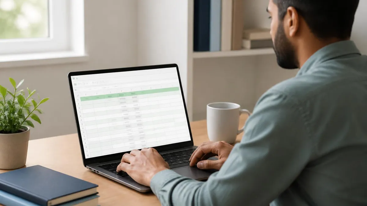 Excel Spreadsheet - Microsoft Excel certification study resource