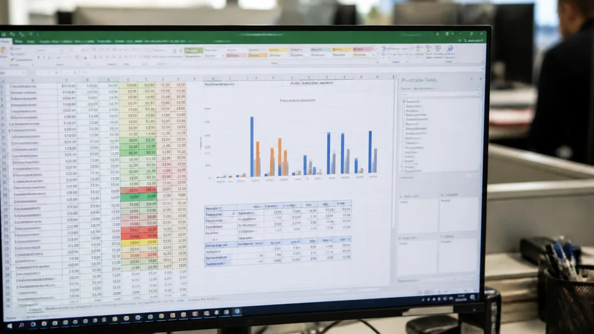 Calculate Variance in Excel - Microsoft Excel certification study resource