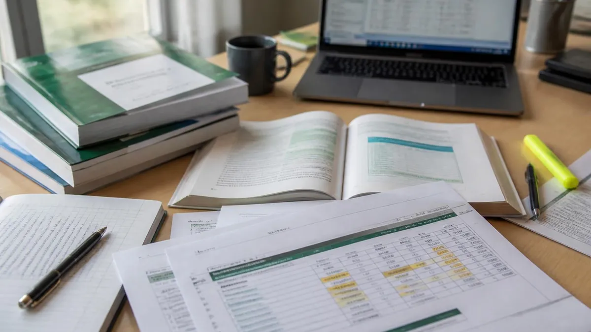 Excel Spreadsheet - Microsoft Excel certification study resource