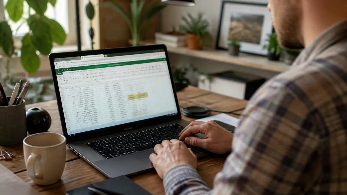 Excel Spreadsheet - Microsoft Excel certification study resource
