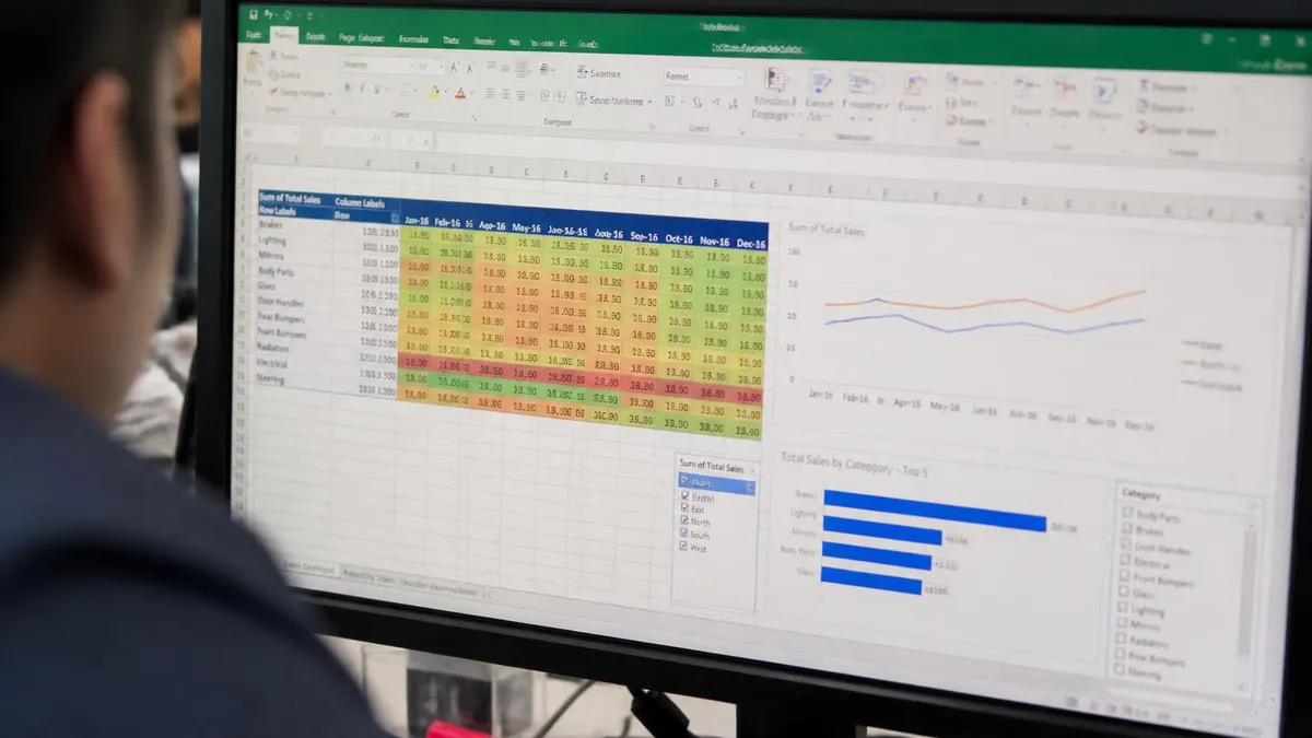 Excel Spreadsheet - Microsoft Excel certification study resource