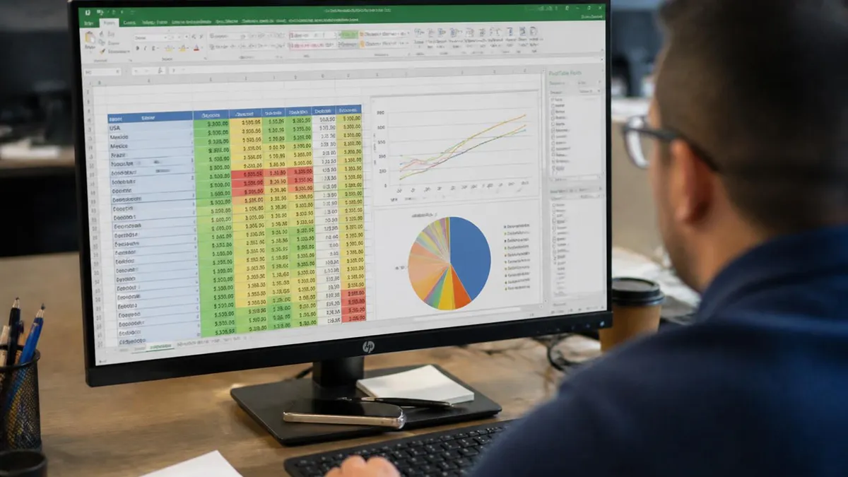 Excel Count Cells with Text - Microsoft Excel certification study resource