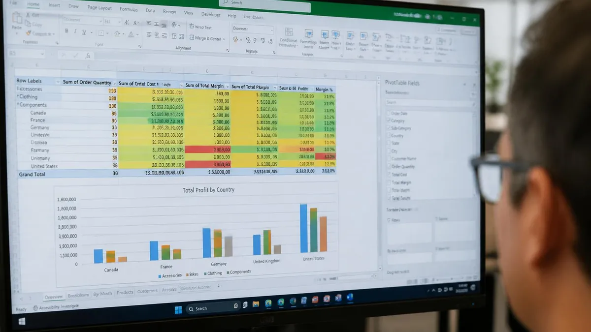 Excel Spreadsheet - Microsoft Excel certification study resource