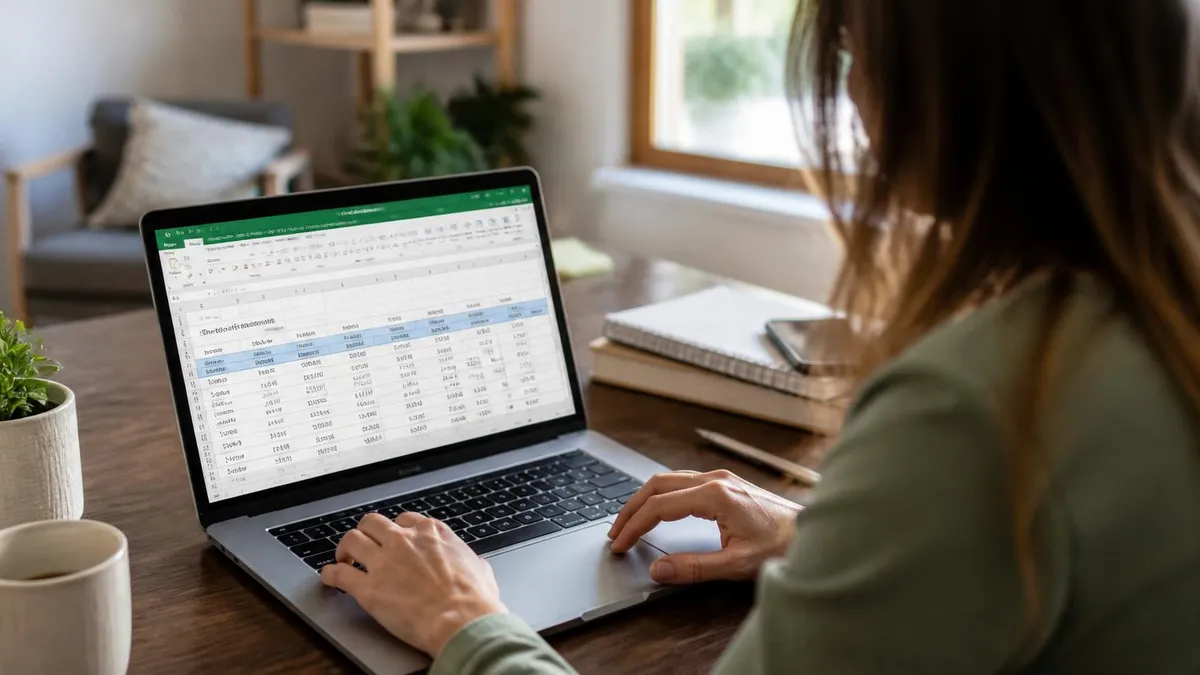 Excel Spreadsheet - Microsoft Excel certification study resource