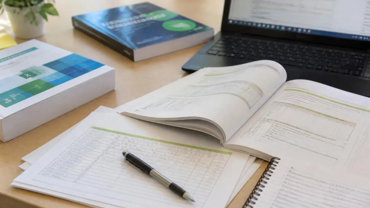 Excel Spreadsheet - Microsoft Excel certification study resource