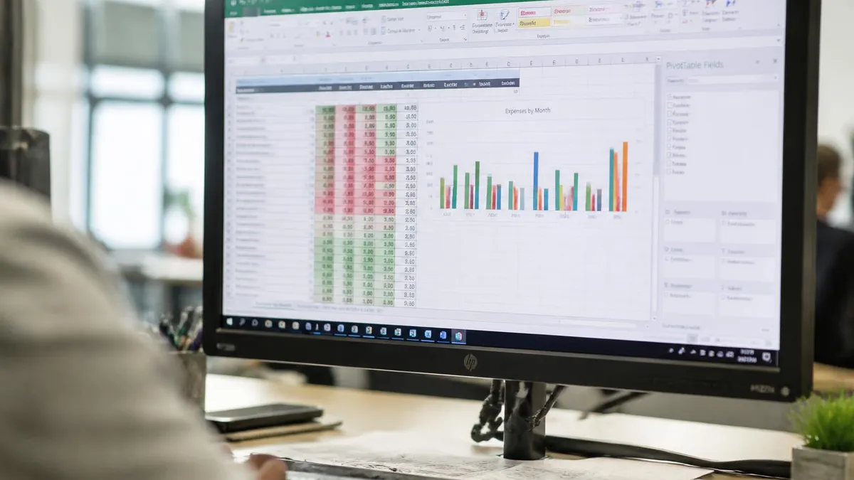 Excel Gantt Chart Template - Microsoft Excel certification study resource