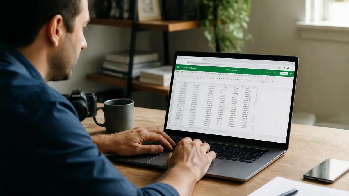 Excel Spreadsheet - Microsoft Excel certification study resource