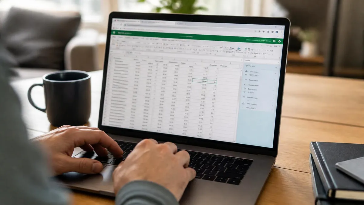 Excel Spreadsheet - Microsoft Excel certification study resource
