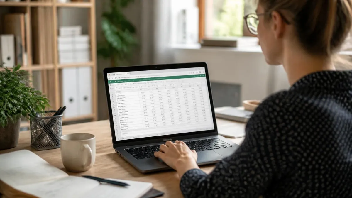 Excel Spreadsheet - Microsoft Excel certification study resource