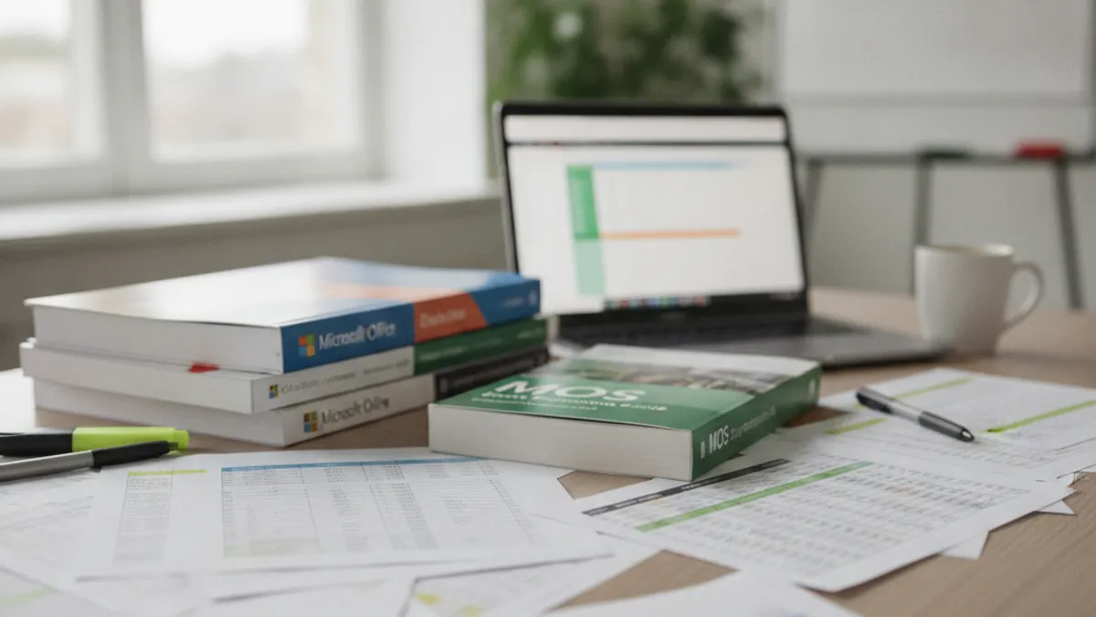 Excel Spreadsheet - Microsoft Excel certification study resource