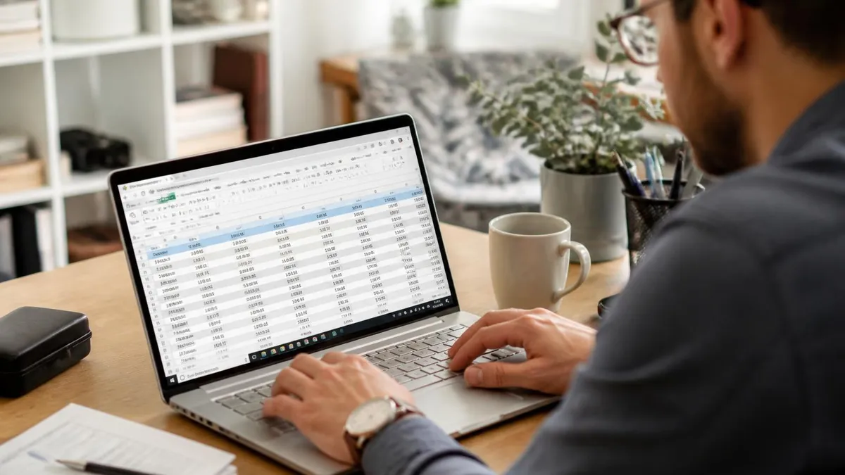 Excel Spreadsheet - Microsoft Excel certification study resource