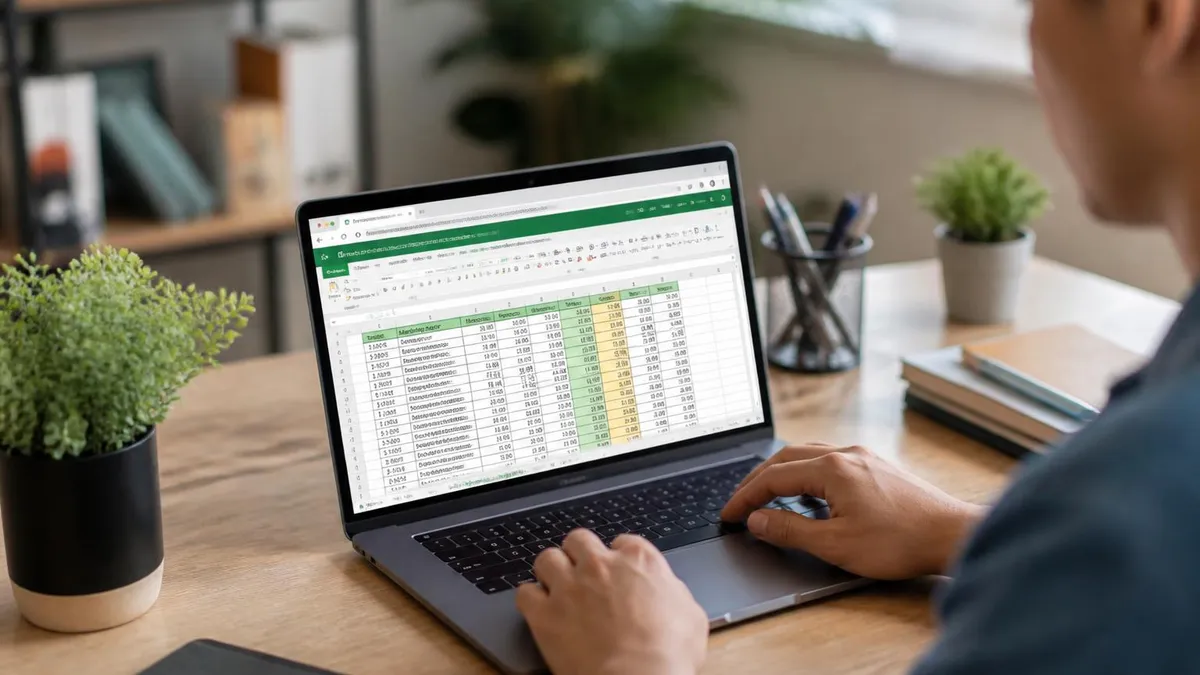 Excel Spreadsheet - Microsoft Excel certification study resource