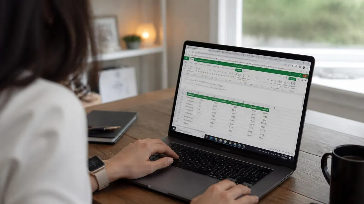 Excel Spreadsheet Template - Microsoft Excel certification study resource