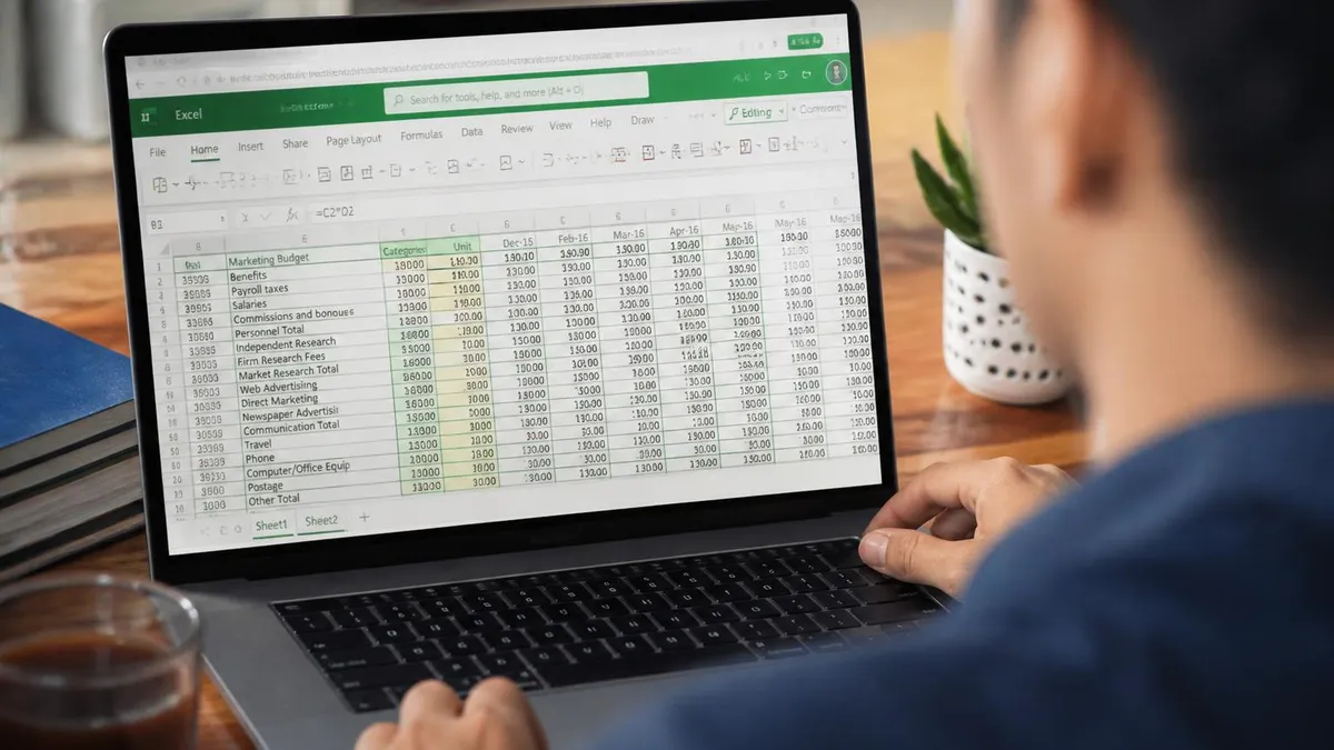 Excel Spreadsheet - Microsoft Excel certification study resource