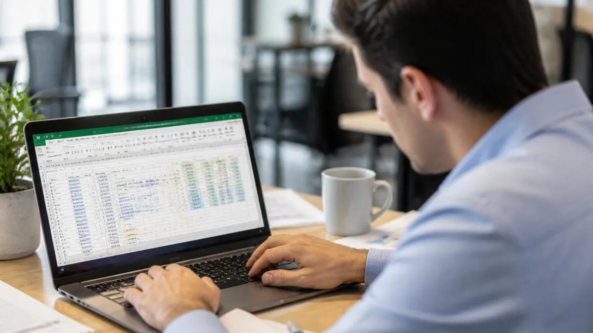 Excel Spreadsheet - Microsoft Excel certification study resource