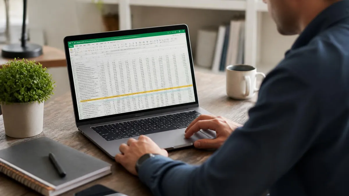 Excel Spreadsheet - Microsoft Excel certification study resource