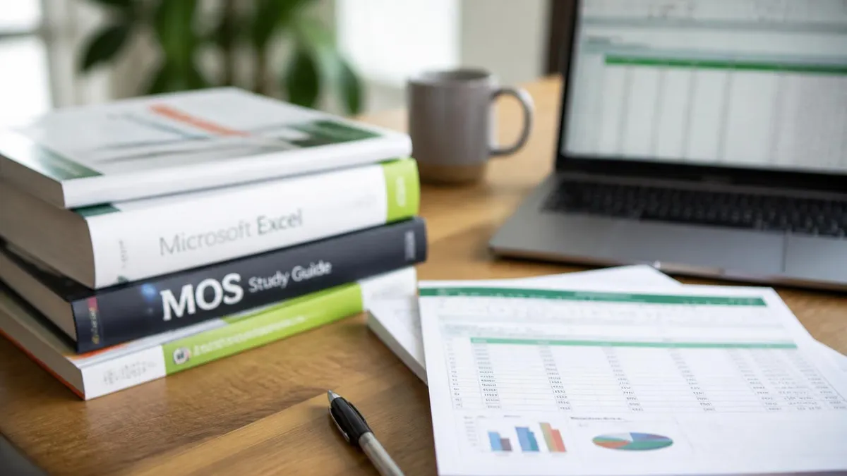 Excel Spreadsheet - Microsoft Excel certification study resource