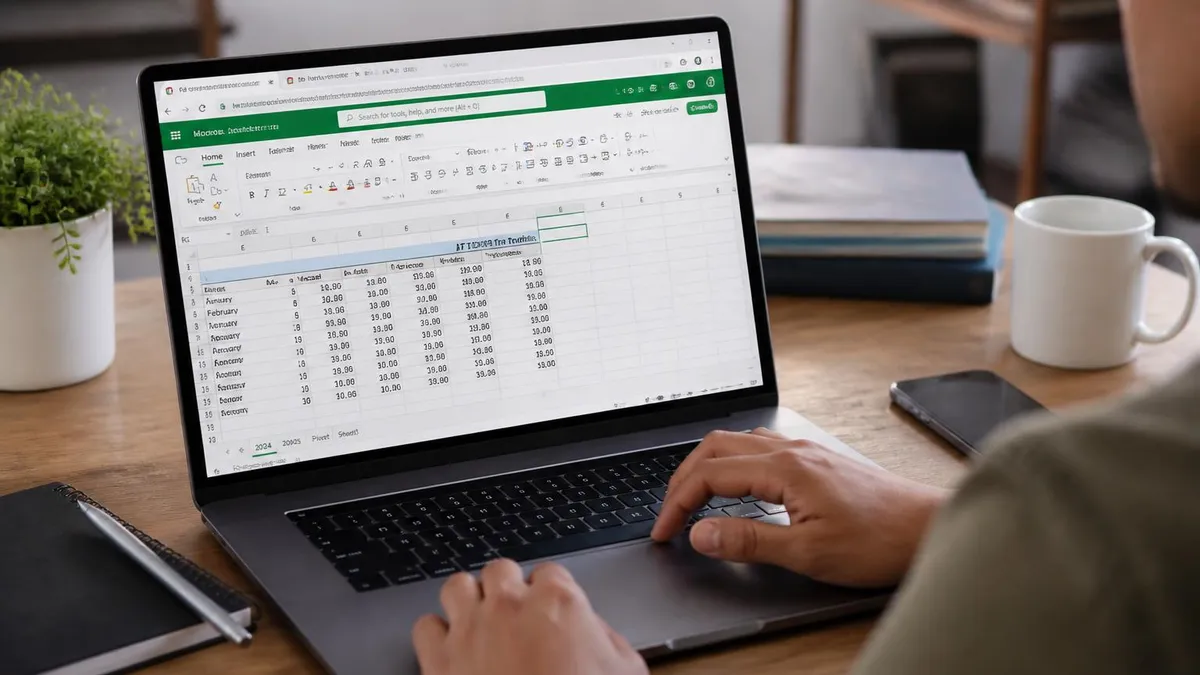 Excel Spreadsheet - Microsoft Excel certification study resource